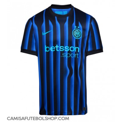 Camisa de time de futebol Inter Milan Luis Henrique #11 Replicas 1º Equipamento 2025-26 Manga Curta Camisa de time de futebol Inter Milan Luis Henrique #11 Replicas 1º Equipamento 2025-26 Manga Curta